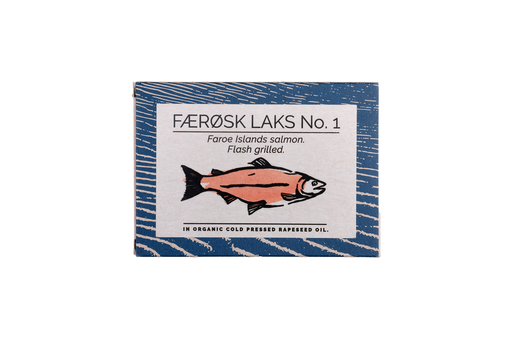 Fangst - Færøsk Laks N°1 - Faroe Islands Salmon .  Flash grilled / 110G