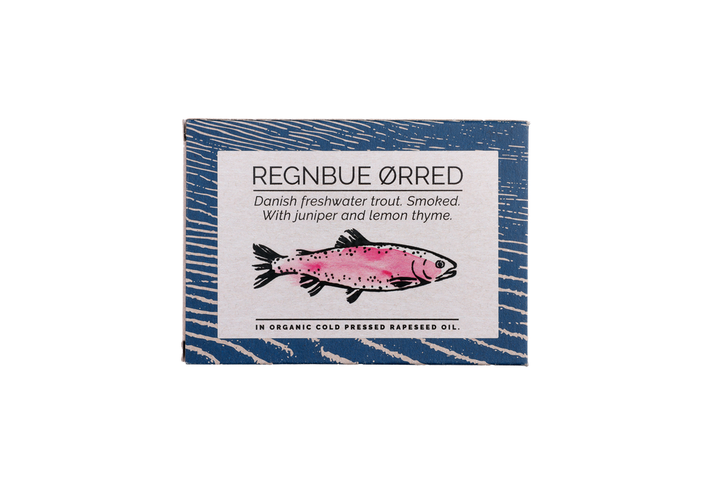 Fangst - Regnbue Ørred - Danish freshwater trout . smoked . juniper . lemon thyme / 110G