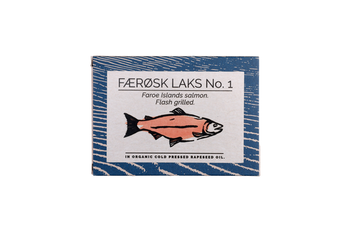 [FANGST] Fangst - Færøsk Laks N°1 - Faroe Islands Salmon .  Flash grilled / 110G