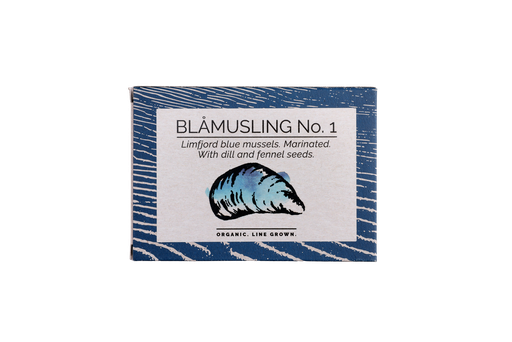 [FANGST] Fangst - Blåmusling N°1 - Limjford blue mussels . marinated . dille . fennel seeds / 110G