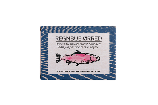 [FANGST] Fangst - Regnbue Ørred - Danish freshwater trout . smoked . juniper . lemon thyme / 110G